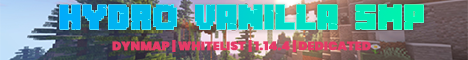 Hydro Vanilla SMP's banner