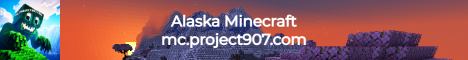 Alaska Minecraft project907.com's banner