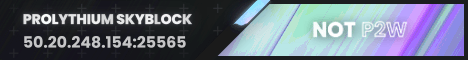 Prolythium Skyblock's banner