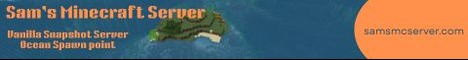 Sam's Minecraft Server's banner