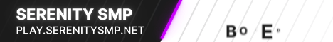 Serenity SMP's banner