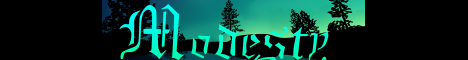 Modesty's banner