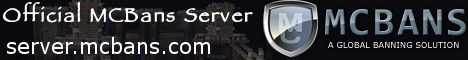 Official MCBans Server's banner