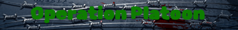 Operation Platoon's banner