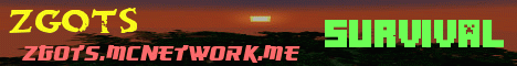 Zgots Minecraft Server's banner