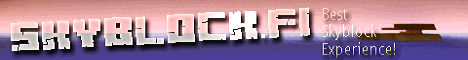 Skyblock.fi's banner