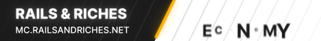 Rails And Riches SMP's banner