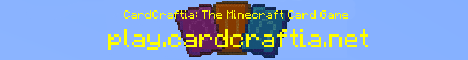 CardCraftia The Minecraft Card Game's banner