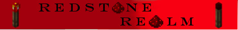 Redstone Realm's banner