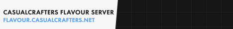 CasualCrafters Flavour Server's banner