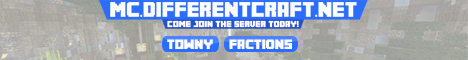 DifferentCraft - Towny / Faction Server's banner