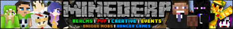 Minederp's banner