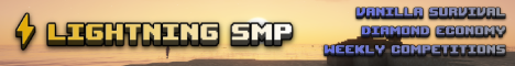 Lightning SMP's banner
