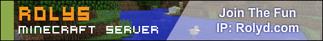 Rolys Minecraft's banner