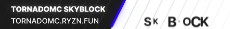 TornadoMC Skyblock's banner