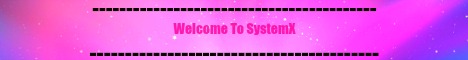 SystemX's banner