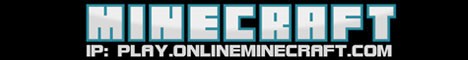 banner for OnlineMinecraft server