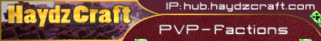 banner for Haydzcraft Cloud Network server
