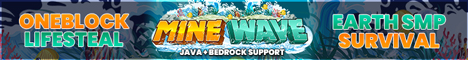 banner for MineWave server