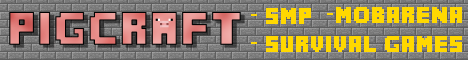 banner for Pigcraft QC server