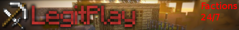 banner for LegitPlay Factions server
