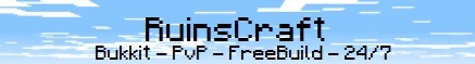banner for Ruinscraft - Main server
