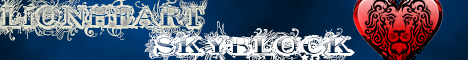 banner for Lionheart Skyblock server