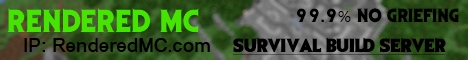 banner for RenderedMC server
