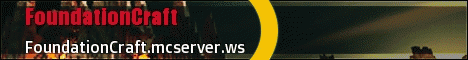 banner for FoundationCraft server