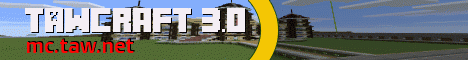 banner for TAWCraft server
