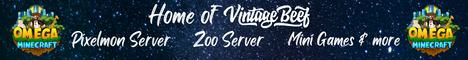 banner for Omega Minecraft server