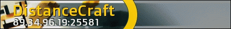 banner for DistanceCraft server