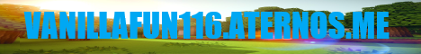 banner for VanillaFun server