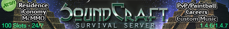 banner for SoundCraft - Survival server