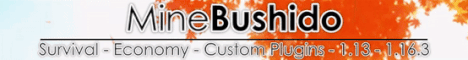 banner for MineBushido server