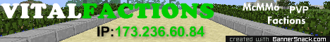 banner for VitalFactions server