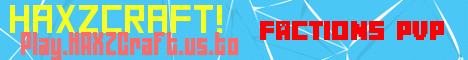 banner for HAXZCraft server