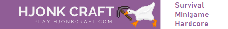 banner for Hjonkcraft Servers server
