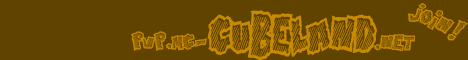 banner for CubeLand server
