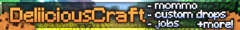 banner for Delicious Craft server
