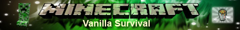 banner for Vanilla Survival server