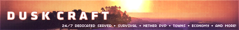 banner for DuskCraft server