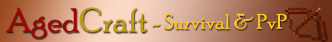 banner for AgedCraft server
