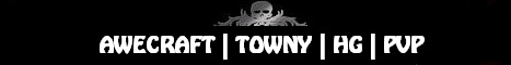 banner for AWECRAFT server