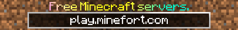 banner for Minefort server