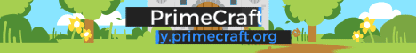 banner for PrimeCraft server
