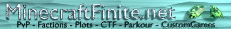banner for Minecraft Finite server