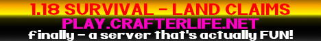 banner for CrafterLife server