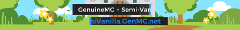 banner for GenuineMC server