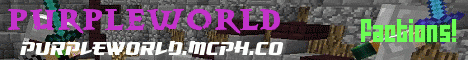 banner for PurpleWorld server